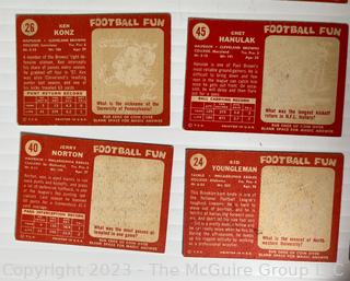 1957 and 1958 Topps 30 Card NFL lot: Ollie Matson; Ted Marchibroda, Zeke Bradkowski