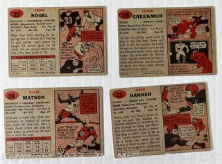 1957 and 1958 Topps 30 Card NFL lot: Ollie Matson; Ted Marchibroda, Zeke Bradkowski