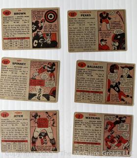 1957 and 1958 Topps 30 Card NFL lot: Ollie Matson; Ted Marchibroda, Zeke Bradkowski