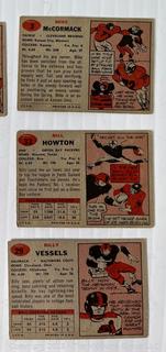 1957 and 1958 Topps 30 Card NFL lot: Ollie Matson; Ted Marchibroda, Zeke Bradkowski