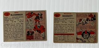 1957 and 1958 Topps 30 Card NFL lot: Ollie Matson; Ted Marchibroda, Zeke Bradkowski