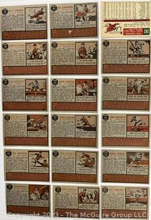 Sports Cards: Baseball: 18 Topps Trading Cards Circa 1960 including Chuck Hinton, Chuch Schilling, Harvey Kuenn and Bob Mazeroski