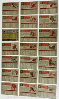 1959/1960 Topps Mixed lot of 21 cards: Dick Groat; Steve Zimmerman; Felix Mantilla et al
