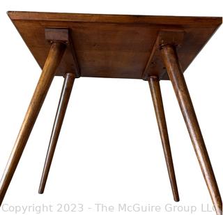 Mid Century Modern End Table. Measures 24w x 16d x 19.5"h