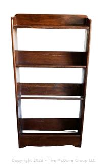 Five (5) Level Book Shelf. Measures 24w x 7d x 47"h