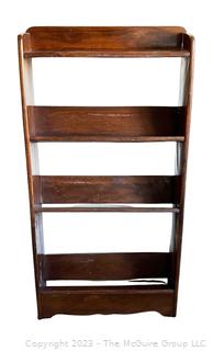 Five (5) Level Book Shelf. Measures 24w x 7d x 47"h