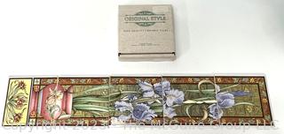 Blue Iris 5-Tile Set by Original Style New in Box