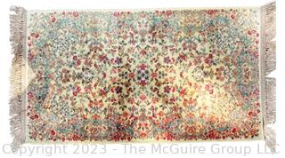 Wool Machine Woven Area Rug. Measures 34.5 x 70"