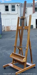 Anco Bilt Large Studio Crank Easel.  28" x  35" x  88"