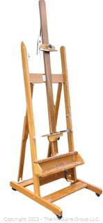 Anco Bilt Large Studio Crank Easel.  28" x  35" x  88"