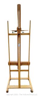 Large Crank Studio Easel.  27" x 27" x  83"