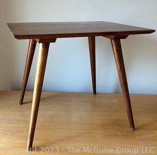 Mid Century Modern End Table. Measures 24w x 16d x 19.5"h