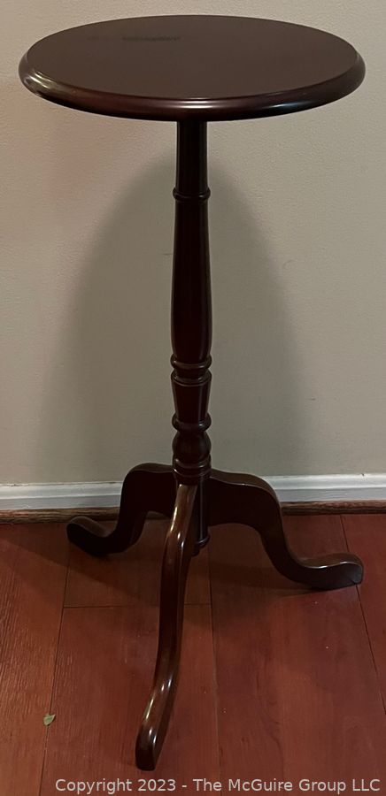 The McGuire Group LLC - Auction: 176: Chris Craft Boat, BMW Motorcycle,  Antique Car, Tiffany Jewelry, Mid Century Modern Furniture, Baseball  Memorabilia, Historical Paper & more. ITEM: Vintage Wood Plant Stand with