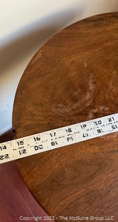 Antique Dark Oak Tilt-Top Tripod Table