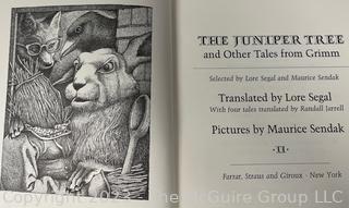 Two (2) Volume Set of The Juniper Tree And Other Tales by Grimm by Lore Segal, Illustrated by  Maurice Sendak in Slip Cover, 1974