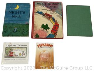 Five (5) Vintage Children's Books Including the Little Engine That Could