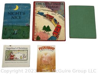 Five (5) Vintage Children's Books Including the Little Engine That Could