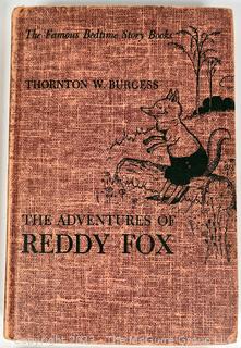 Four (4) Vintage Children's Books Including Reddy Fox