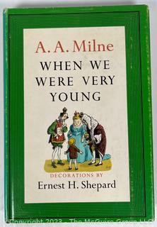 Four (4) Vintage Winnie the Pooh Books by AA Milne. 