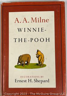 Four (4) Vintage Winnie the Pooh Books by AA Milne. 