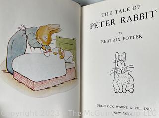 Five (5) Vintage Children's Books Including Beatrix Potter.