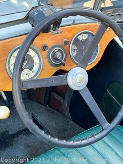 1939 British BSA (Birmingham Small Arms) Scout Model #6 Front Wheel Drive. Odometer Reads 24,966KM.  See the many photos for additional information