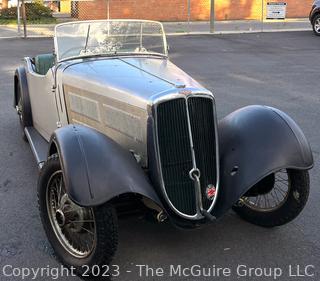 1939 British BSA (Birmingham Small Arms) Scout Model #6 Front Wheel Drive. Odometer Reads 24,966KM.  See the many photos for additional information