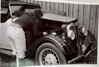 1939 British BSA (Birmingham Small Arms) Scout Model #6 Front Wheel Drive. Odometer Reads 24,966KM.  See the many photos for additional information