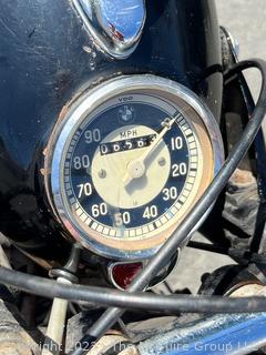 1960 R26 BMW Motorcycle SN 369958  Odometer Reads 6563KM