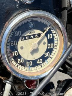 1960 R26 BMW Motorcycle SN 369958  Odometer Reads 6563KM