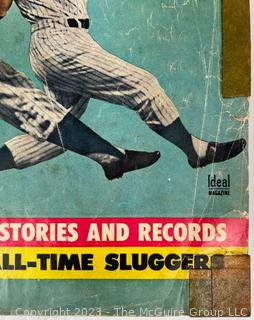 1962, VOL.1, NO. 1 Home-Run Hitters Magazine with New York Yankees Mickey Mantle and Roger Maris on the Cover 