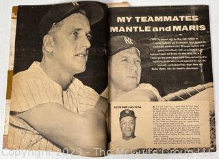 1962, VOL.1, NO. 1 Home-Run Hitters Magazine with New York Yankees Mickey Mantle and Roger Maris on the Cover 