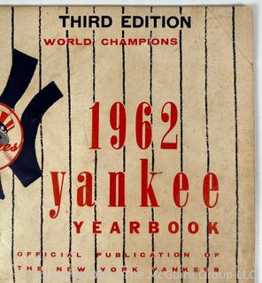 1962 NY Yankees Yearbook Third Edition with Mickey Mantle and Roger Maris