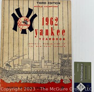 1962 NY Yankees Yearbook Third Edition with Mickey Mantle and Roger Maris