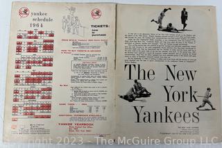 1964 New York Yankees Yearbook, A Souvenir of Yankee Stadium.