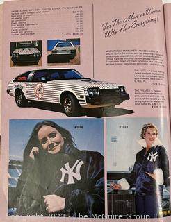 1978 Official New York Yankees Merchandise Catalog with Team Photo