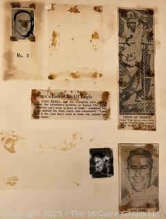 Scrapbook of NY Yankees Baseball fan circa 1960.  Photo gallery contains sampling of pages. 