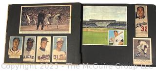 Scrapbook of Baseball fan circa 1960.  Plenty of Photo gallery contains sampling of pages, dominated by NY Yankees