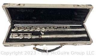 Gemeinhardt M-1 Silver Plated Flute in Case Serial Number 101072, 1960s