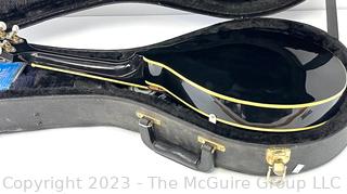 Johnson Model A MA-120 Louisville Mandolin in Case with Supplies and Metronome