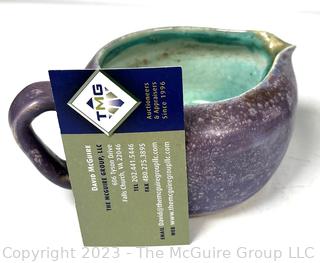 Three (3) Pieces of Artisan Made Lavender Stoneware Pottery.