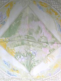 Hermes Yellow Silk Chiffon Giverny Scarf New in Box.  