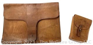 Two (2) Leather Portfolios