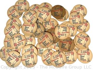 Vintage Set of 62 Pub Bar Pabst Blue Ribbon Beer Coasters 