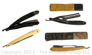 Group of Vintage Straight Shaving Razors