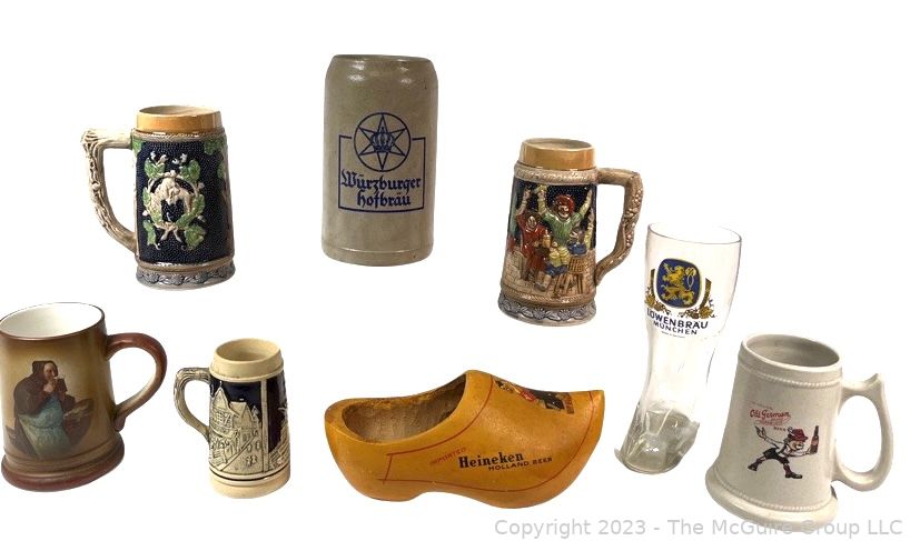 The McGuire Group LLC - Auction: 176: Chris Craft Boat, BMW Motorcycle,  Antique Car, Tiffany Jewelry, Mid Century Modern Furniture, Baseball  Memorabilia, Historical Paper & more. ITEM: Collection of Brewiana German  Beer