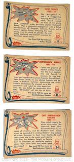 Set of Ten (10) 1961 Fleer Pirates Bold Trading Cards