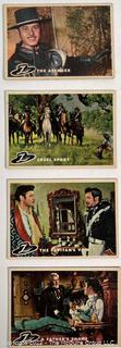 Set of Nine (9) 1958 Walt Disney's Zorro TV Series Topps Trading Cards 