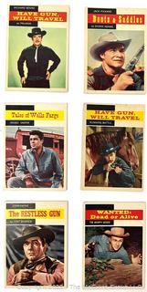 Set of Twelve (12) 1958 Topps TV Westerns Trading Cards