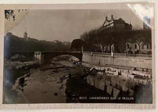 Six (6) Foreign Real Photo Postcards, France circa 1920